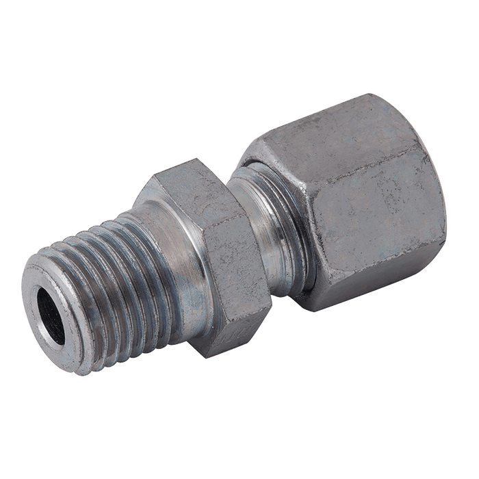 Conexa 10MM OD X 3/8 NPT Male Stud (L) Form E FT-GE10L3/8NPT - FluidAirFittings