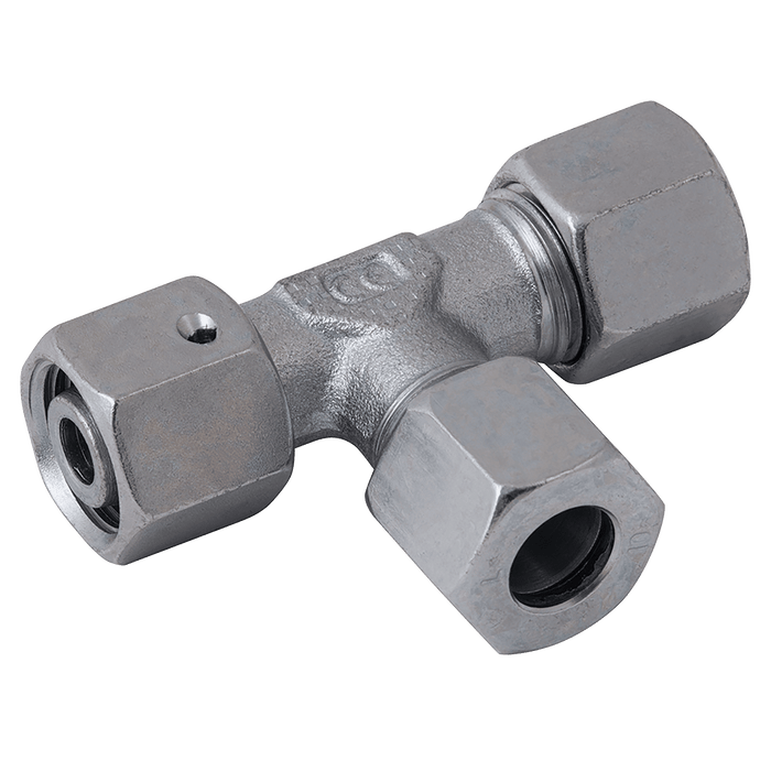 Conexa 25MM OD X M36X2 Swivel Run Tee (S) FT-EL 25 S - FluidAirFittings