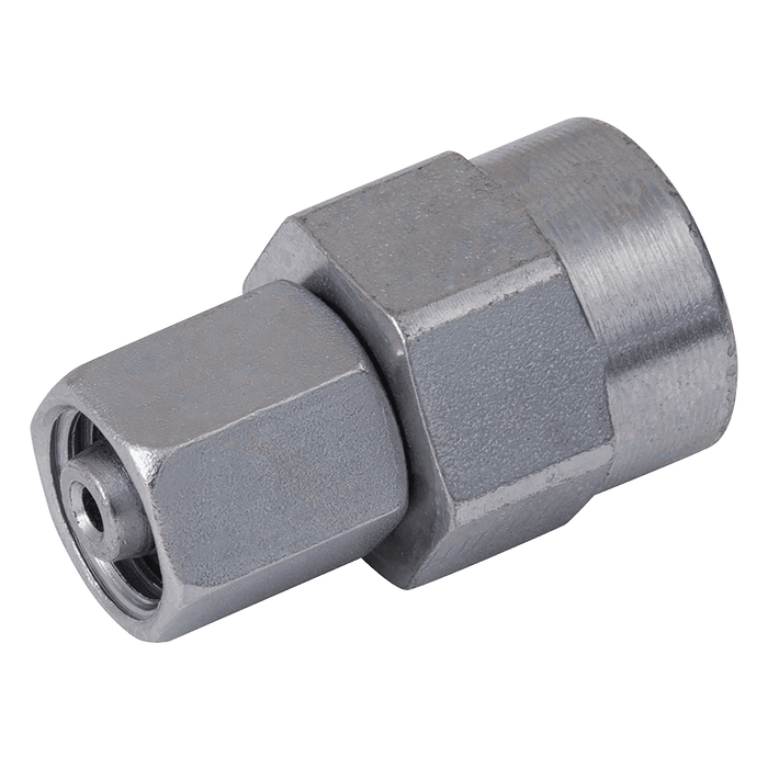 Conexa 12MM X 1/4 BSPP Female SWIV Gauge Adapter (L) FT-MAVE 12 LR - FluidAirFittings