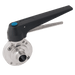 FT Pro 2.1/2" Weld End Sanitary Butterfly Valve BUTVWE-212 - FluidAirFittings