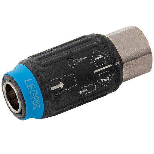 Parker Legris 1/2" BSPP Female 30 Series Safety Coupler LE-9414U08 21 - FluidAirFittings