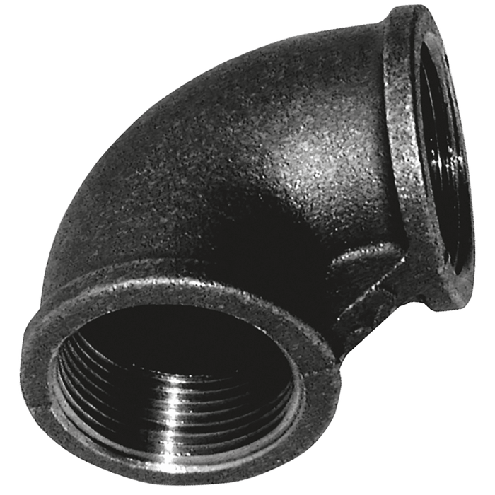 K-Line Connect 2 X 3/4 Female BSPT 90 Reducing Elbow Black K-MI90-2-34N - FluidAirFittings