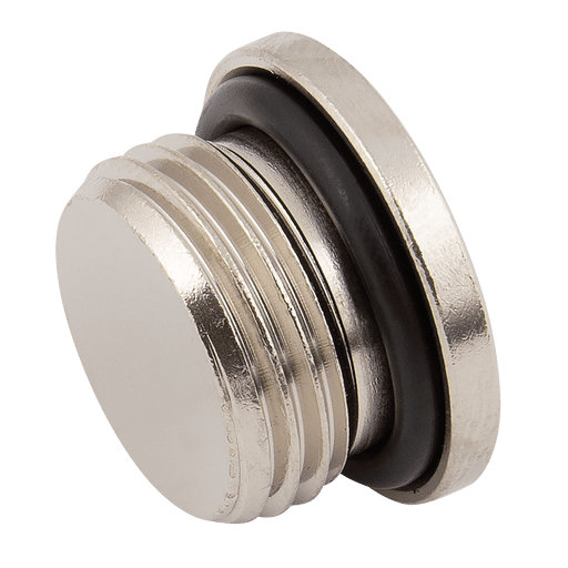 FT Pro - ZV-33 1" BSPP Male O-Ring Blank Plug - FluidAirFittings