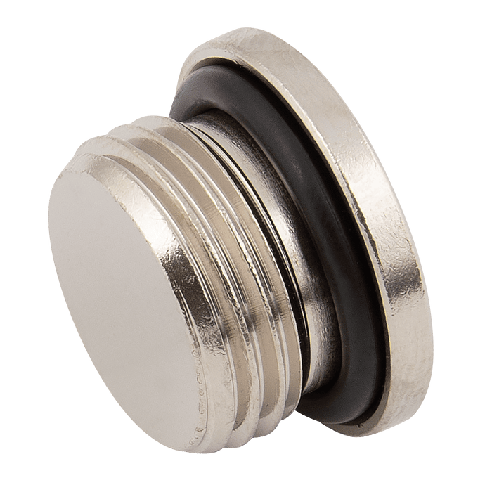 FT Pro - ZV-33 1" BSPP Male O-Ring Blank Plug - FluidAirFittings
