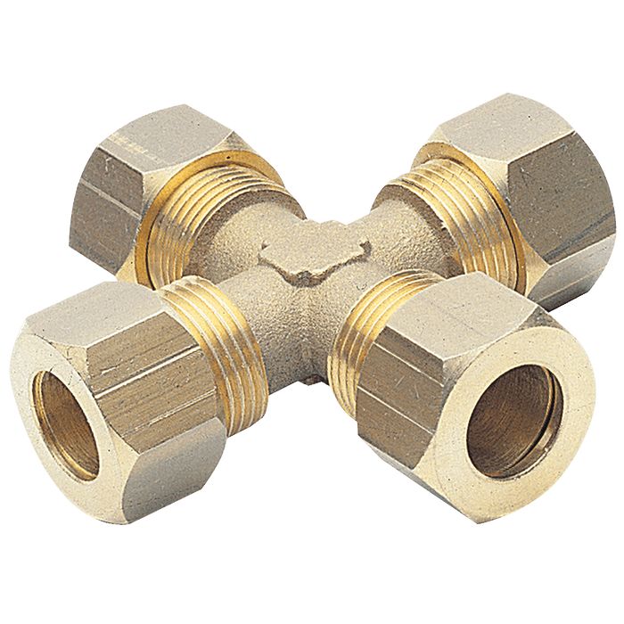 Aignep 6MM OD Equal Cross 13510-6 - FluidAirFittings