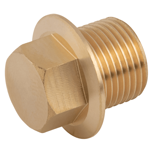FT Pro 3/8" BSPP Male Flanged Plug VFP17 - FluidAirFittings