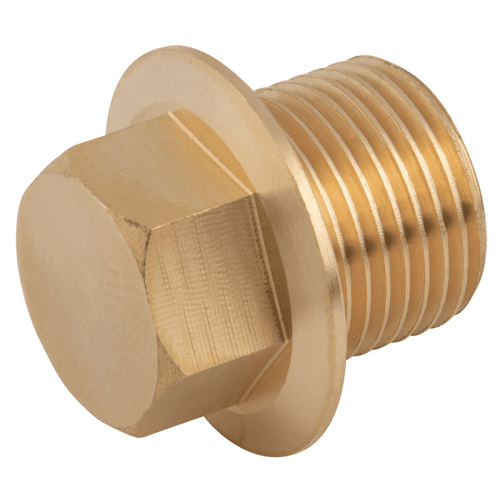 FT Pro 3/8" BSPP Male Flanged Plug VFP17 - FluidAirFittings
