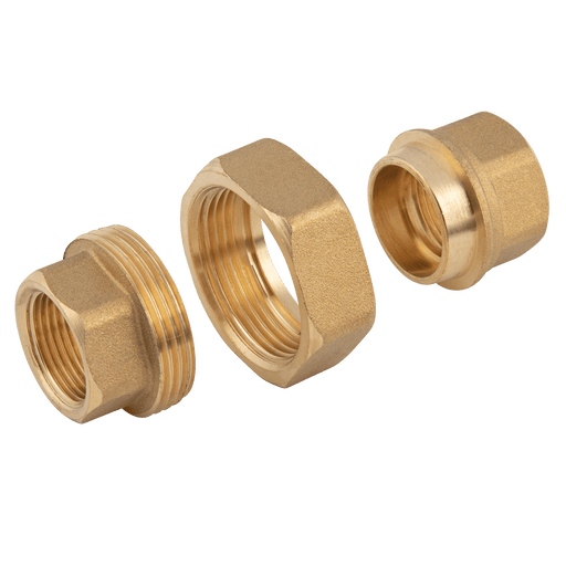 FT Pro 1/2" BSPP Female Swivel Union LDF21/21K - FluidAirFittings