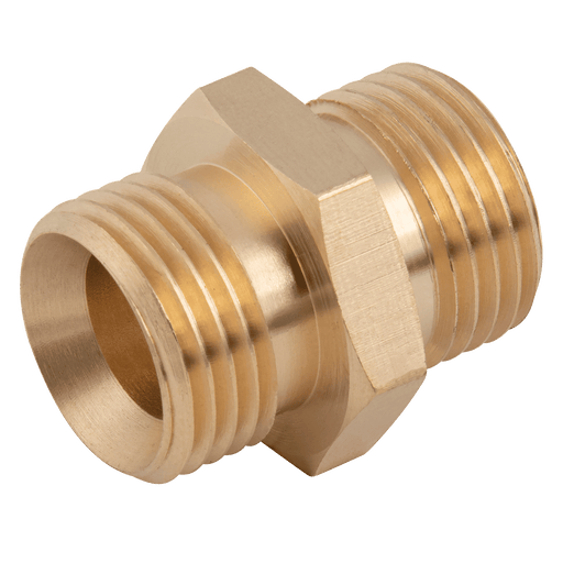 FT Pro 1/2" BSPP Male Flat Faced Equal Adaptor PM12-12FF - FluidAirFittings