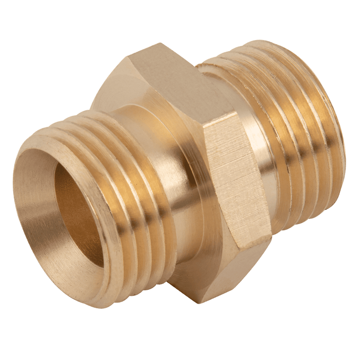 FT Pro 1/2" BSPP Male Flat Faced Equal Adaptor PM12-12FF - FluidAirFittings