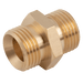 FT Pro 1/4" BSPP Male Flat Faced Equal Adaptor PM14-14FF - FluidAirFittings