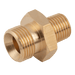 FT Pro 3/4" BSPP Male X 1/2" BSPT Male Unequal Adaptor UP2-12-34P - FluidAirFittings