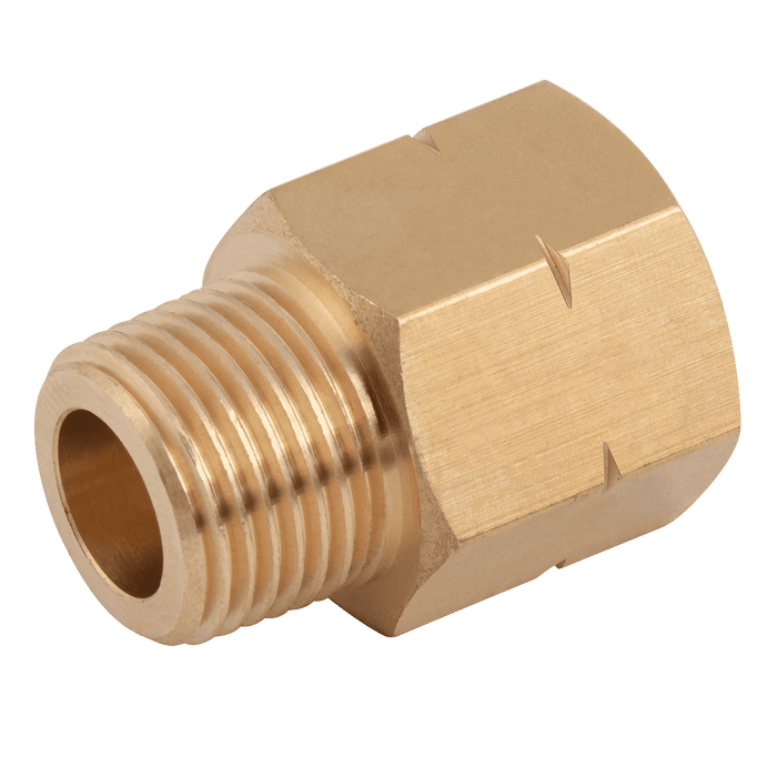 FT Pro 1/4" NPT Male X 1/4" NPS Female Connector UP13-14N - FluidAirFittings