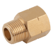 FT Pro 1/4" NPT Male X 1/4" NPS Female Connector UP13-14N - FluidAirFittings