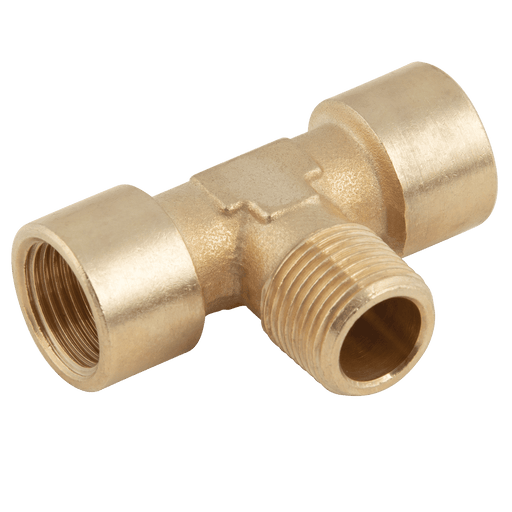 FT Pro 1/2" BSPP Female X 1/2" BSPP Female Equal Tee UP16-12 - FluidAirFittings