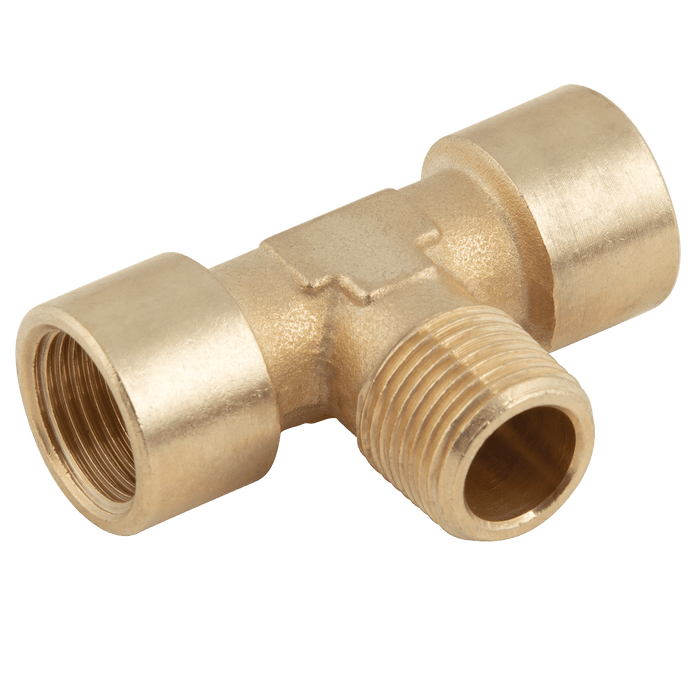FT Pro 1/2" BSPP Female X 1/2" BSPP Female Equal Tee UP16-12 - FluidAirFittings