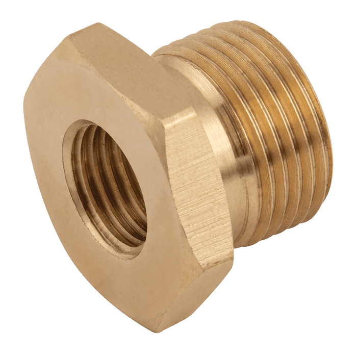FT Pro M16 X 1.5 Metric Male X 1/4" BSPP Female Bush UP3-14-M16 - FluidAirFittings