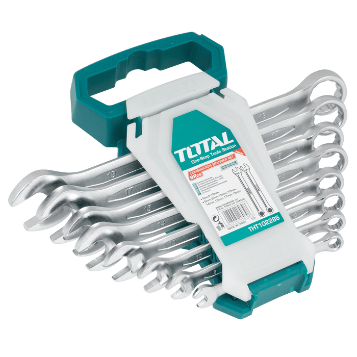 Total Tools Combination Spanner Set, 2 Sizes 6-19MM THT102286 - FluidAirFittings