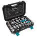 Total Tools 1/4" & 1/2" Drive Socket Set, 44 Pieces THT421441 - FluidAirFittings