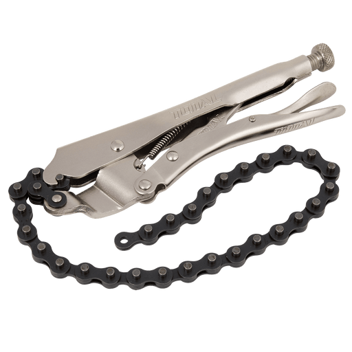 Total Tools 10" Chain Clamp Locking Pliers, 170MM THT1941001 - FluidAirFittings