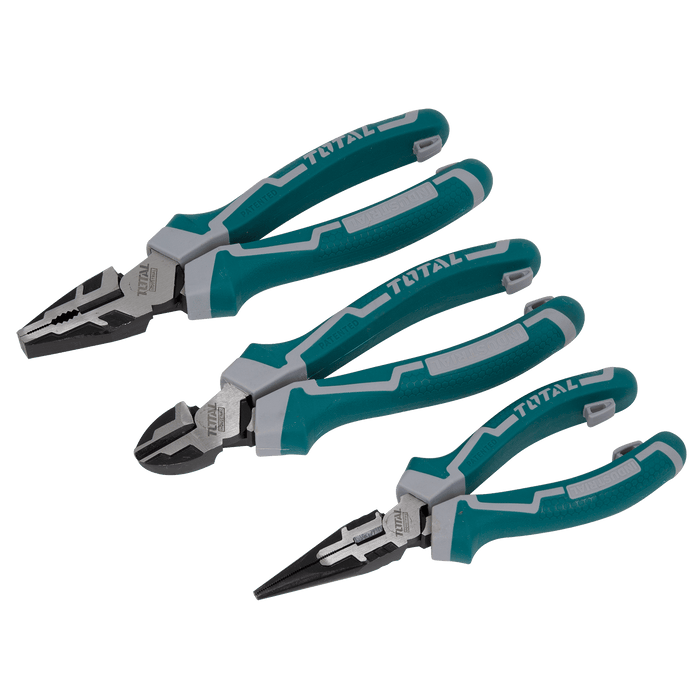 Total Tools High Leverage Combi Pliers Set, 3 Pieces THT2K0301S - FluidAirFittings