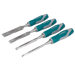 Total Tools Wood Chisel Set, 4 Pieces THT41K0401 - FluidAirFittings