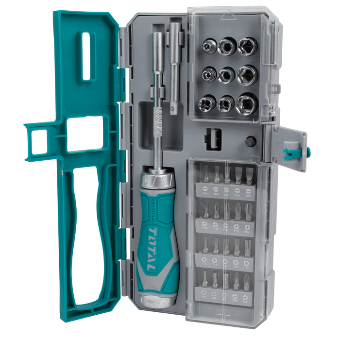 Total Tools Screwdriver Set, 33 Pieces TACSD30336 - FluidAirFittings