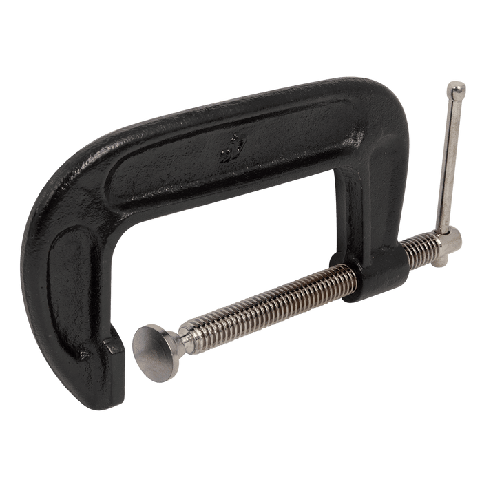 Total Tools 4" Cast Iron-T Shaped Threads, G Clamp THT13141 - FluidAirFittings