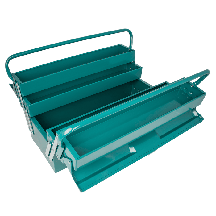 Total Tools Metal C/Lever Toolbox 495 X 200 X 290MM THT10701 - FluidAirFittings