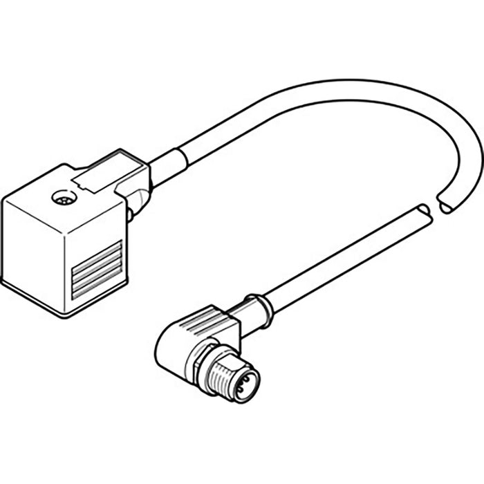 Festo NEBV-A1W3F-P-K-0.3-N-M12W3 Connect Cable 3679771 - FluidAirFittings