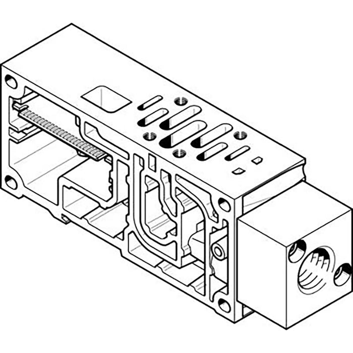 Festo VABV-S6-1Q-N12 Manifold Sub-Base 556988 - FluidAirFittings