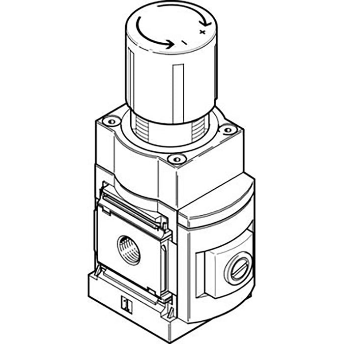 Festo 3/8" MS6 Precision Regulator 538012 - FluidAirFittings