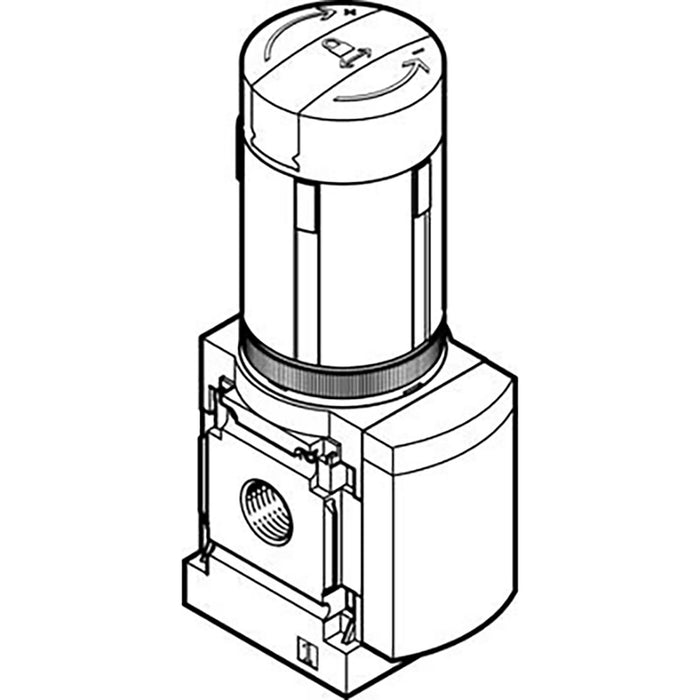 Festo 1/4" MS4 Precision Regulator 529482 - FluidAirFittings