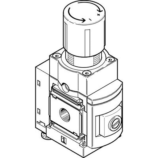 Festo 1/2" MS6 Precision Regulator 534865 - FluidAirFittings