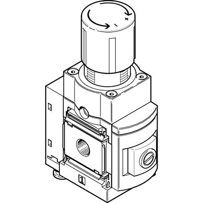 Festo 1/2" MS6 Precision Regulator 534874 - FluidAirFittings