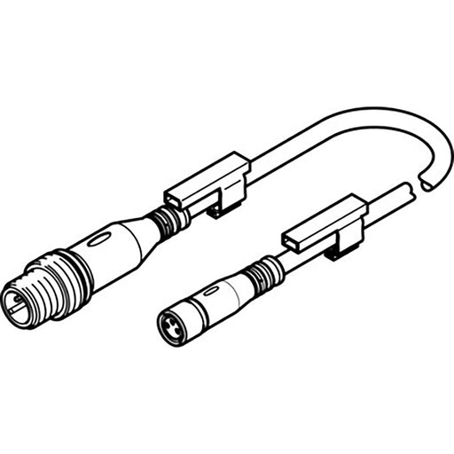 Festo NEBU-M8G3-K-0.5-M12G3 Connecting Cable 8000209 - FluidAirFittings