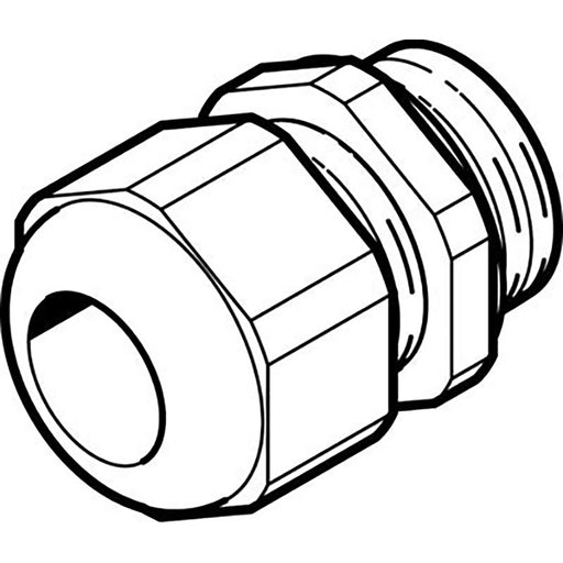 Festo NETC-M-M20-KA Cable Connector 568279 - FluidAirFittings