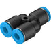 Festo QSY-8-50 Equal Y Con Push in Sold in Multiples Of 50 Only 130809 - FluidAirFittings