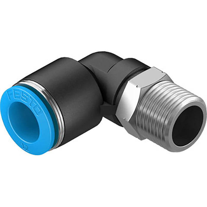 Festo QSL-1/2-16-20 BSPT Male Stud Elbow Sold in Multiples Of 20 Only 130739 - FluidAirFittings