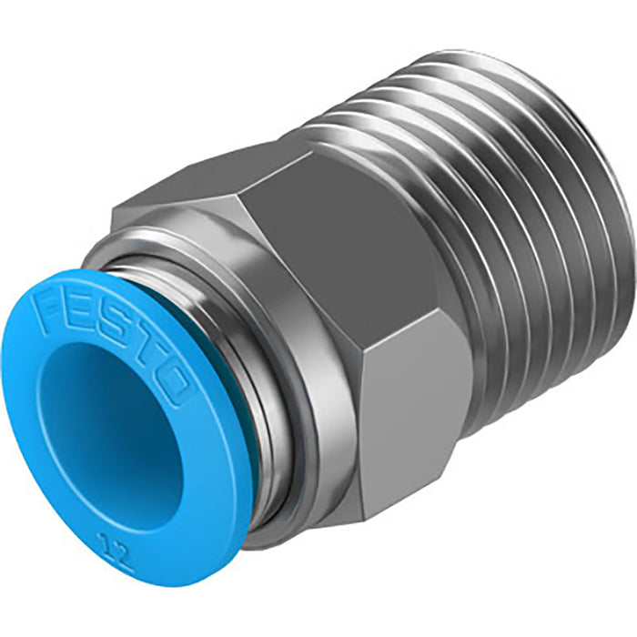 Festo QS-1/2-12-20 Push in Fitting Sold in Multiples Of 20 Only 130684 - FluidAirFittings