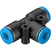 Festo QST-10-50 Tee Con Push in Sold in Multiples Of 50 Only 130805 - FluidAirFittings