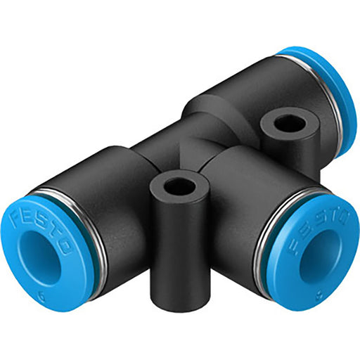 Festo QST-8 Push in Tee Sold in Multiples Of 10 Only 153130 - FluidAirFittings