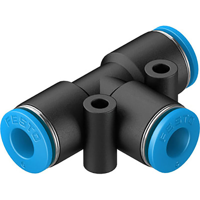 Festo QST-6 Push in Tee Sold in Multiples Of 10 Only 153129 - FluidAirFittings