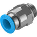 Festo 186097 QS-G1/4-6 Push in Fitting Sold in Multiples Of 10 Only 186097 - FluidAirFittings