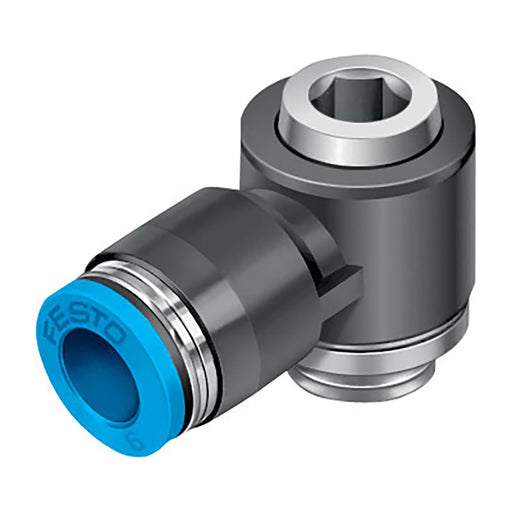 Festo QSLV-G1/8-6-I Single Banjo Sold in Multiples Of 10 Only 186148 - FluidAirFittings