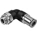 Festo QSKL-G1/4-10 Male Stud Elbow S/Seal Hex BDY 186310 - FluidAirFittings