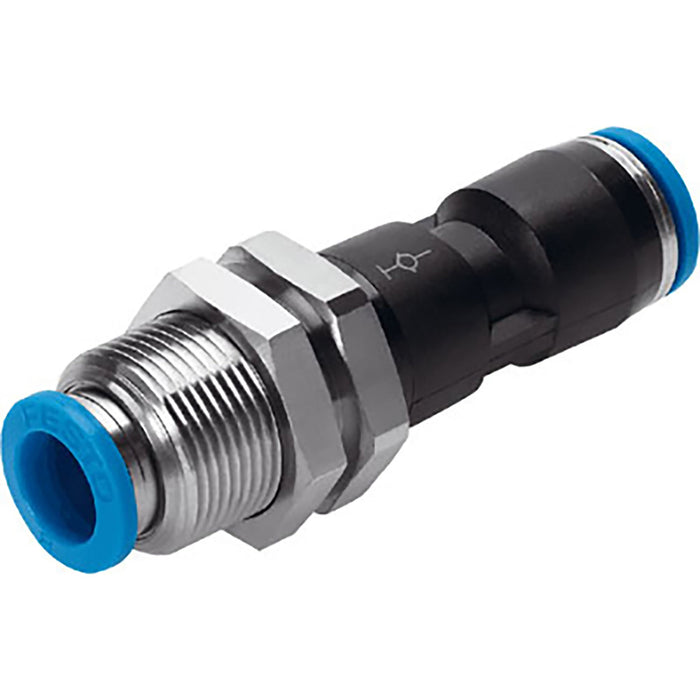 Festo QSSK-6 Push Bulkhead Con 130638 - FluidAirFittings