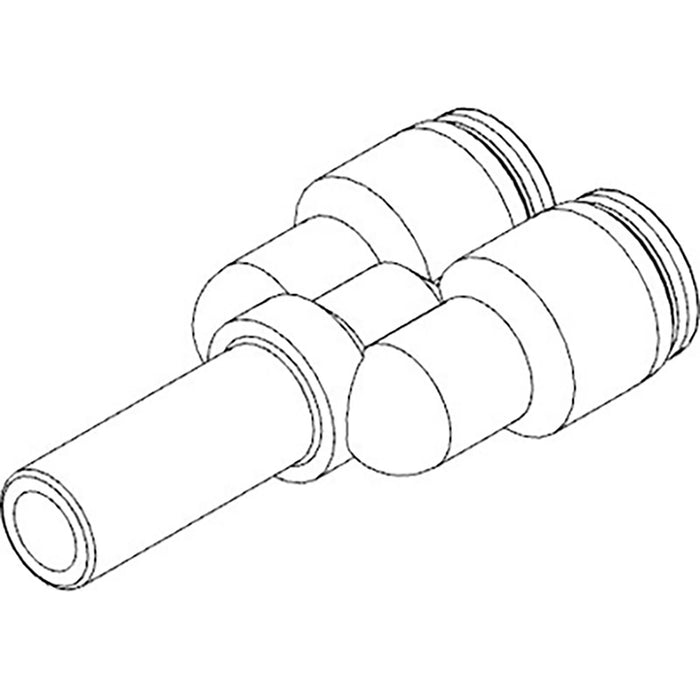 Festo QSY-6H-B Equal Y Tube X Stem Push in Sold in Multiples Of 10 Only 133145 - FluidAirFittings