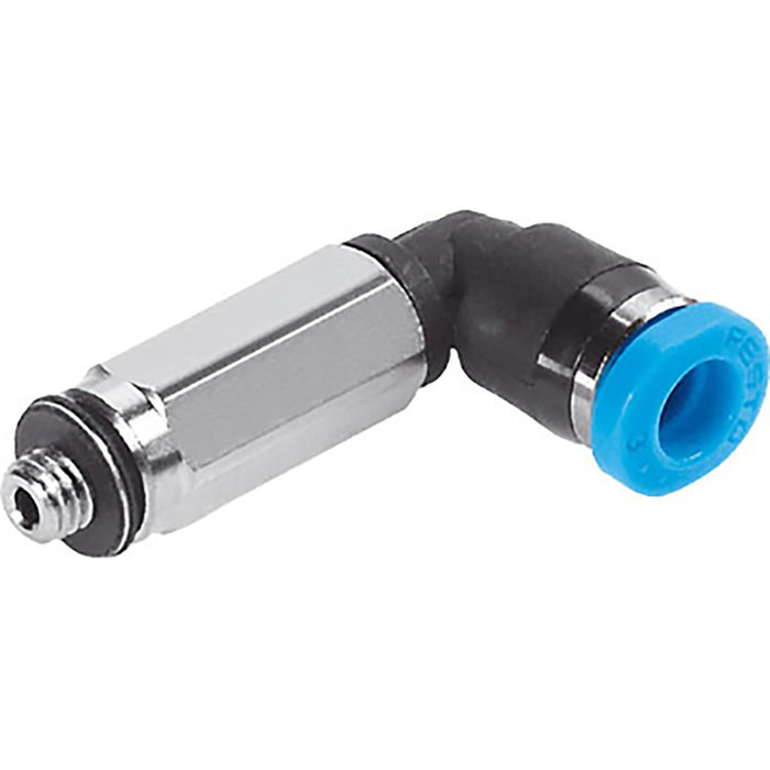 Festo QSMLL-M5-3 Male Stud Elbow Ext Sold in Multiples Of 10 Only 130838 - FluidAirFittings