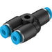 Festo QSMY-2 Equal Y Con Mini Push in Sold in Multiples Of 10 Only 133037 - FluidAirFittings